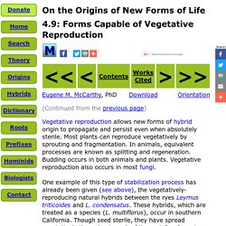 4.9: Forms Capable of Vegetative Reproduction