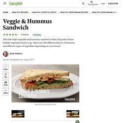 hummus veggie sandwich