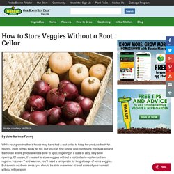 How to Store Veggies Without a Root Cellar - Bonnie Plants