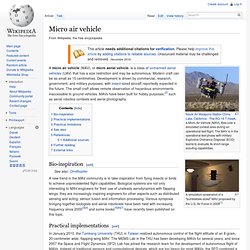 Micro air vehicle