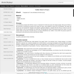 Veillée Match d'Impro