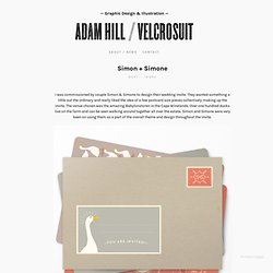 Simon + Simone - Velcro Suit - The Graphic Design and Illustration of Adam Hill