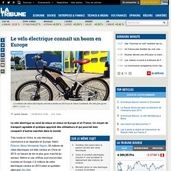 Le vélo électrique connaît un boom en Europe