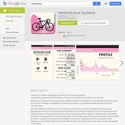 Velodroid GPS Bike Computer