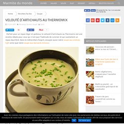 Velouté d’artichauts au Thermomix