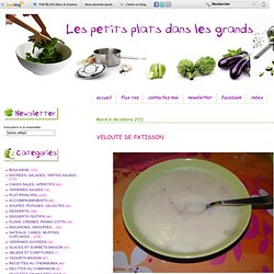 VELOUTE DE PATISSON