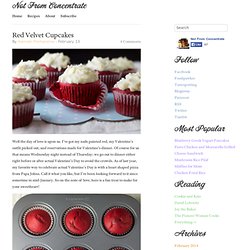 Red Velvet Cupcakes - Not From Concentrate