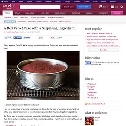 A Red Velvet Cake with a Surprising Ingredient