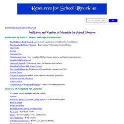 Vendors of Materials for Libraries (SLDirectory)
