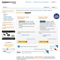 Questions - Réponses : Amazon Services Europe