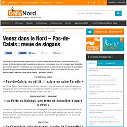Venez dans le Nord – Pas-de-Calais : revue de slogans