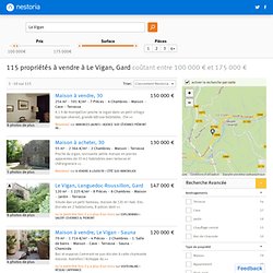 Vente Immobilier à Le Vigan, Gard entre 100 000 EUR et 175 000 EUR