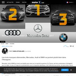 Ventes - Mercedes leader du premium en France en 2017