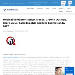 Medical Ventilator Market Trends, Growth Outlook, Share Value, Sales Insights and Size Estimation by 2027