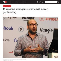 10 reasons your game studio will never get funding