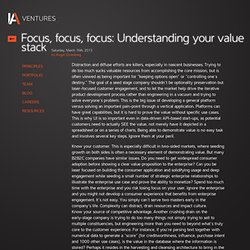 IA Ventures - Focus, focus, focus: Understanding your value stack