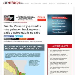 Puebla, Veracruz y 4 estados más ya hacen fracking en su patio y usted quizás no sabe