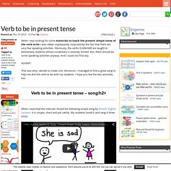 Verb to be in present tense