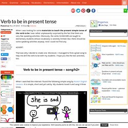 Verb to be in present tense