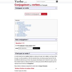Verbes & conjugaison française - VERBE.mobi
