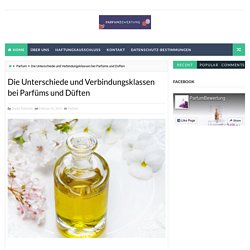 Die Unterschiede und Verbindungsklassen bei Parfüms und Düften - Produktbewertung - Beste Parfüm Bewertungen Kaufen