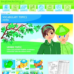 Verbs Topic for ESL Kids