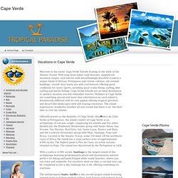 Cape verde Travel Guide, Cape Verde Hotels and Resorts