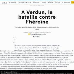 A Verdun, la bataille contre l’héroïne