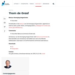 Vereniging Hogescholen - Thom de Graaf