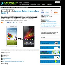 Vergleichstest: Samsung Galaxy S4 gegen Sony Xperia Z