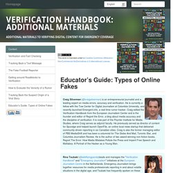 Verification Handbook: homepage