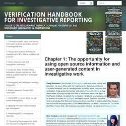 Verification Handbook for Investigative Reporting