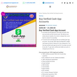 Buy Verified Cash App Accounts - Get 100% Real Cash App Accounts