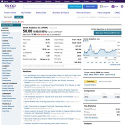 VRSK: 68.53 +0.18 (+0.26%) : Verisk Analytics, Inc.
