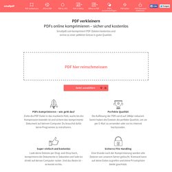 PDF verkleinern – PDF komprimieren online