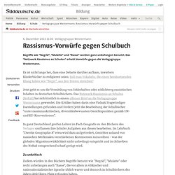 Verlagsgruppe Westermann: Rassismus-Vorwürfe gegen Schulbuch - Bildung