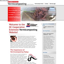 Vermicomposting in North Carolina