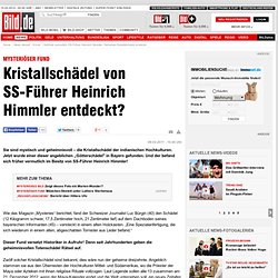 Gehörte vermutlich SS-Führer Heinrich Himmler: Geheimer Kristallschädel entdeckt - News