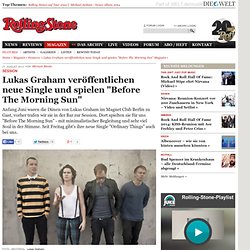 Lukas Graham veröffentlichen neue Single und spielen "Before The Morning Sun"