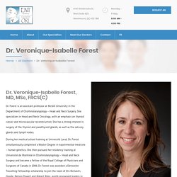 Dr. Veronique-Isabelle Forest