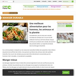 Vers une alimentation durable / Association CWIF Compassion in world farming