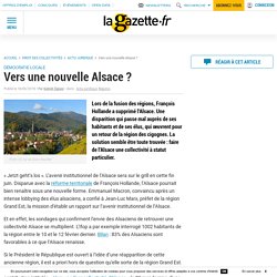 Vers une nouvelle Alsace ?