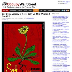 Our Occu-Versary is Here: Join Us This Weekend For #S17