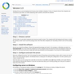 Version 1.3 - Synergy Wiki