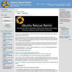 Ubuntu Rescue Remix