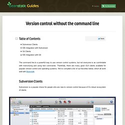 Version control without the command line  