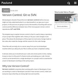 Version Control: Git vs SVN
