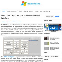 MMO Tool Latest Version Free Download For Windows - Files For Windows