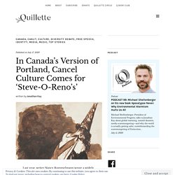 In Canada's Version of Portland, Cancel Culture Comes for ‘Steve-O-Reno's’
