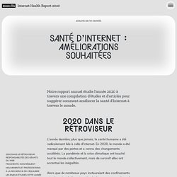 Santé d’Internet : améliorations souhaitées